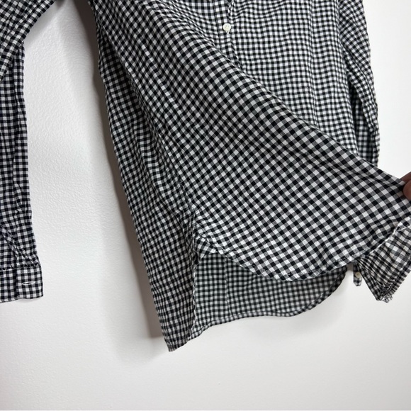 J. Crew Women’s Half Button Up shirt Shepherd Checks pattern - Picture 3 of 6